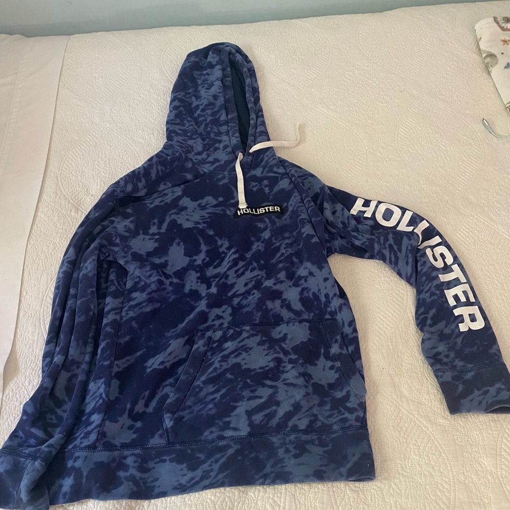 Blue hollister hoodie